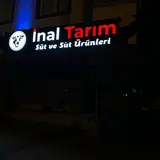 İnal Tarım Süt Ürünleri Işıklı Tabela