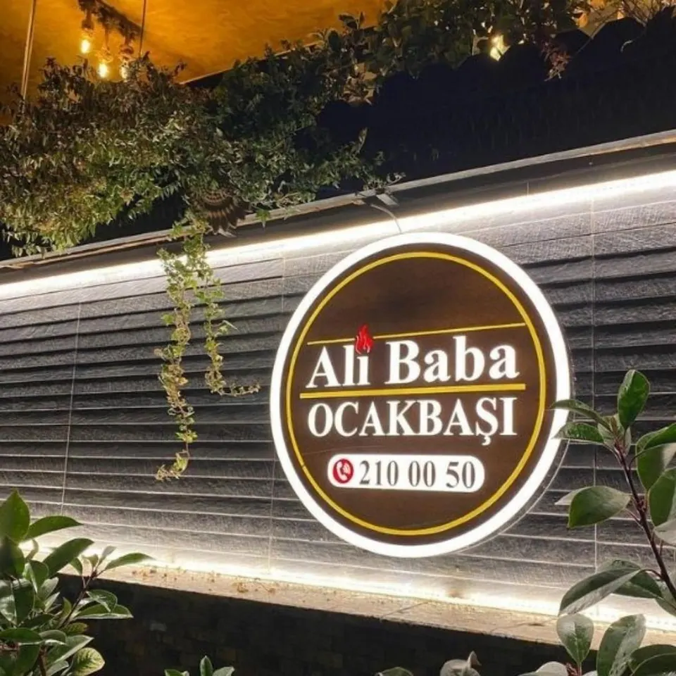 Ali Baba Ocakbaşı Işıklı Tabela — Arnavutköy