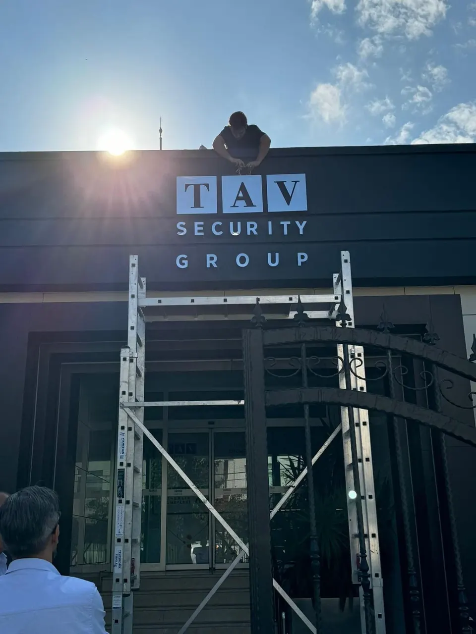 TAV Security Group Cephe Kutu Harf